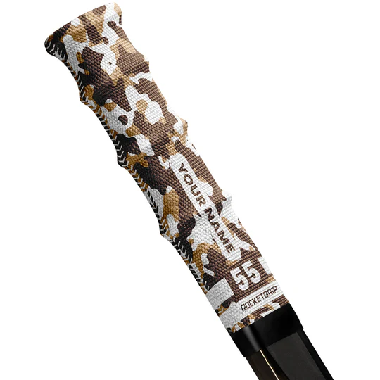 Camo Fabric Hockey Grips