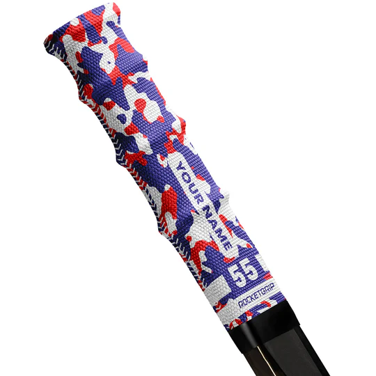 Camo Fabric Hockey Grips