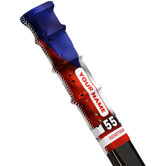 Flag Hole Hockey Grips