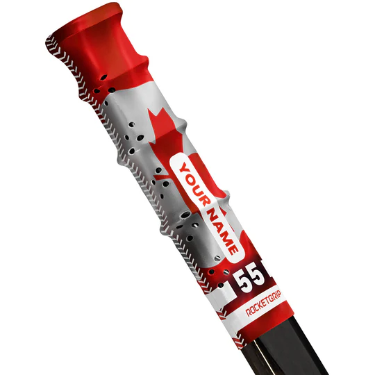 Flag Hole Hockey Grips